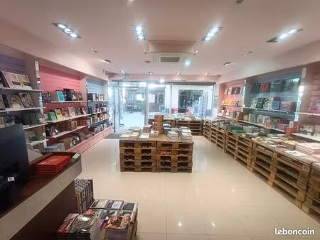 fonds de commerce librairie 188 m²
