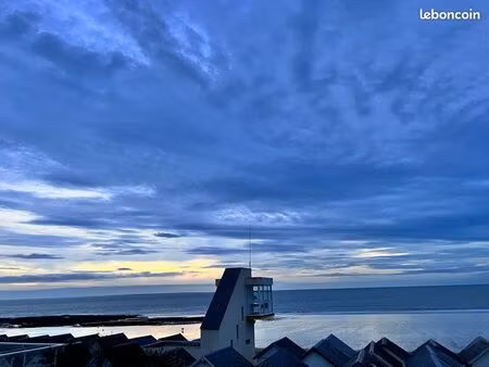 duplex vue mer carolles-plage