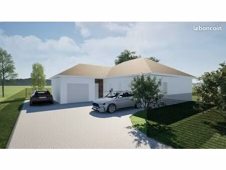 maison neuve 101 m² 3 chambres  1 bureau et un garage