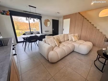 t3 duplex rénové avec jardin 70 m² + terrasse – 2 parkings