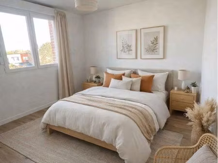 ? maison semi-individuelle 100 m² – 4 chambres – garage – terrain 450 m² – entièrement rén