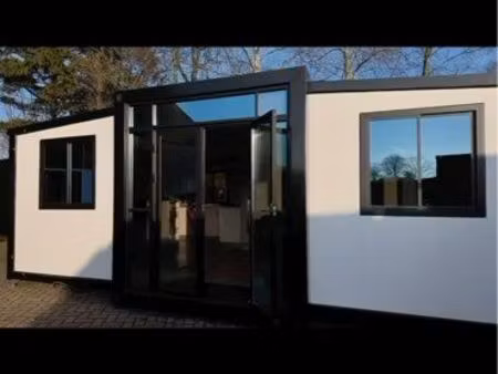maison container / maison modulaire dépliante 37 m² – 2 chambres – cuisine – isolée
