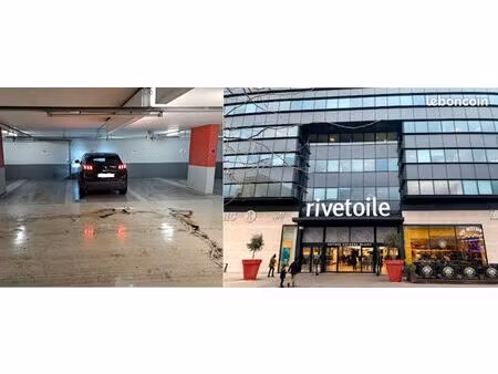 parking en sous sol centre commercial rivetoile sécurisé strasbourg neudorf 17 av du rhin