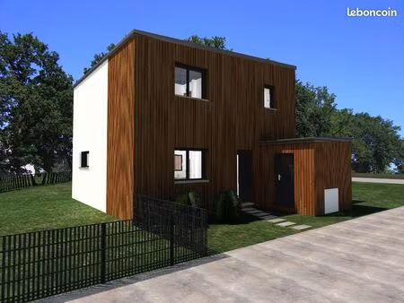 terrain + maison à construire