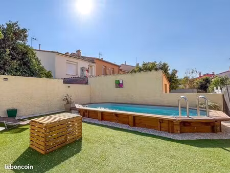 maison 4 pièces 109 m2 - piscine - terrain 402 m2 - entièrement rénovée