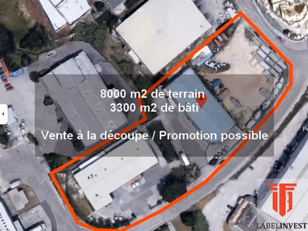 vends la farlède ensemble immobilier de 3300 m2 sur 8000 m2 de terrain