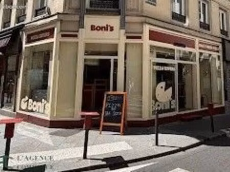 fonds de commerce restauration rapide 55 m²