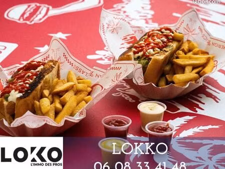 fonds de commerce restauration rapide 50 m²