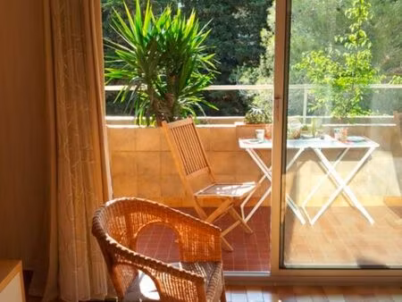 t1 meublé carry centre 30m2+terasse 7m2