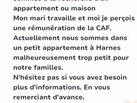 urgence recherche appartement