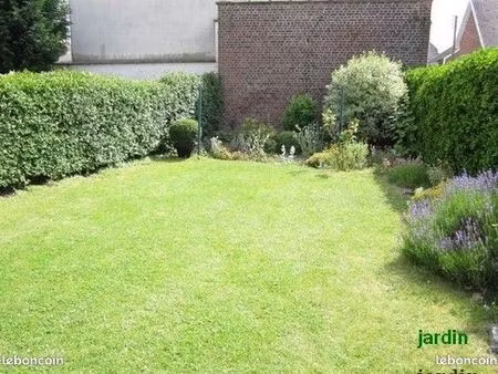 maison lille chu semi individuelle  garage attenant  agreable jardin  extension et surrélé