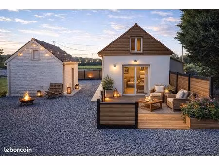 fermette rénovée et chaleureuse