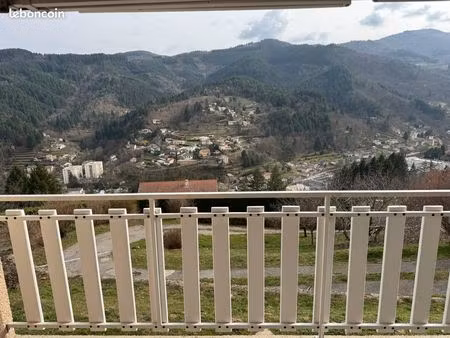 maison 110 m² – 4 chambres – terrain 1881 m² – vue dominante – le cheylard