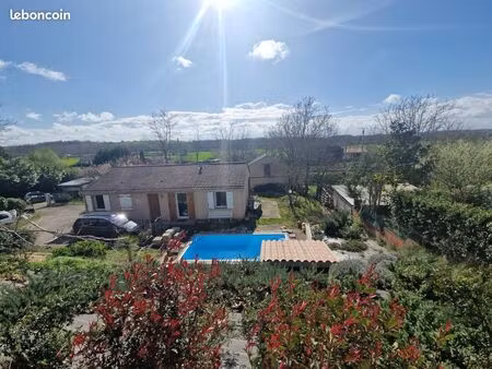 maison t5 plain-pied avec piscine