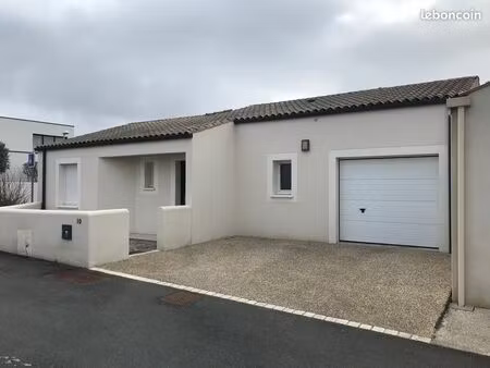 maison 120 m² tbe sur angoulins/mer 5 pcs + patio + terrasse et jardin