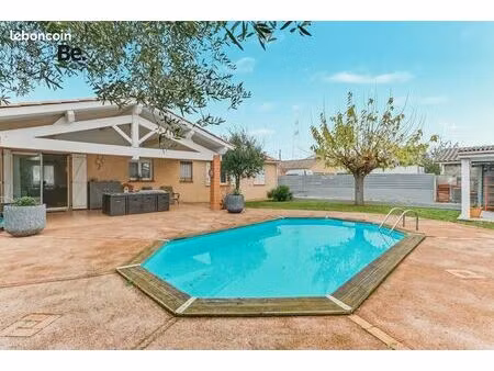 maison t5 avec piscine et grand jardin sur aussonne
