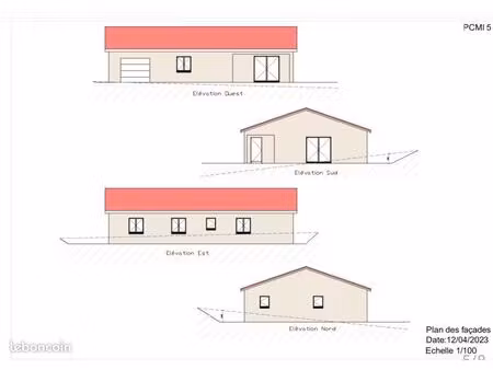 maison neuve 96m² à louer