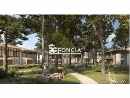 le barp t3 neuf en rez de jardin traversant + 2 places de parking