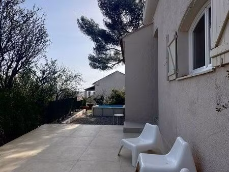 bas de villa 78 m2   jardin 200 m2  petite piscine et terrain de pétanque