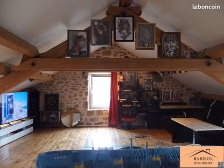 appartement 120m² total – centre du chambon-sur-lignon