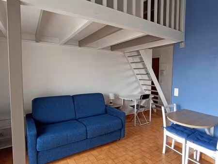 studio cosy à royan | 24m² + mezzanine | balcon & vue dégagée