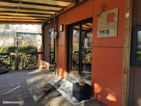 superbe mobil home taos de 40m2 - 2 ch 2 sdb - 6 couchages  sur une parcelle de 300m2 dans