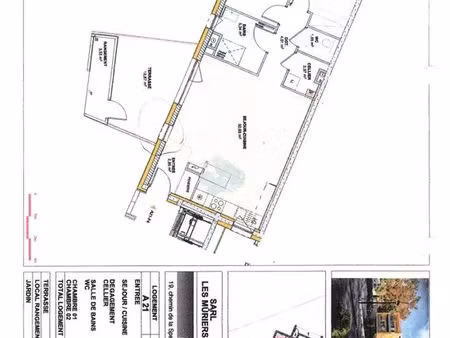 appartemnt 3 pièces dans copropriété haut standing 12 appartemebts