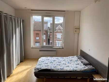 location studio meublé maubeuge