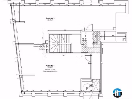 local d'activite 78 m² le pont de claix