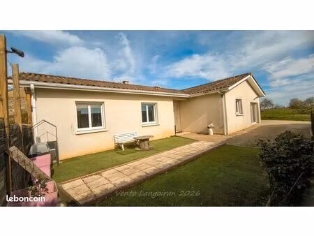 maison familiale de plain-pied 132 m² piscine – dpe b – haut-langoiran