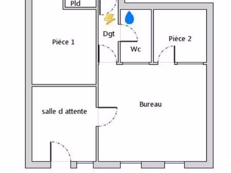 local professionnel rue st hilaire en centre ville