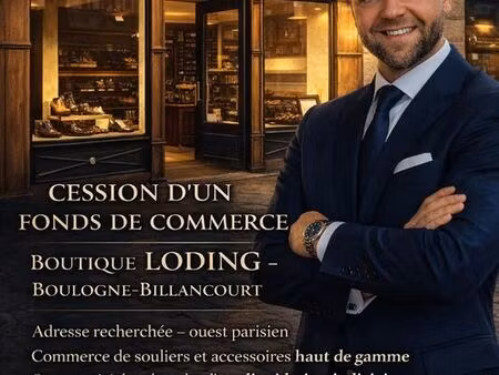 fonds de commerce boulogne billancourt