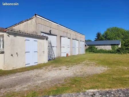 hangar / local d’activité 170 m² + dépendance – terrain 1500 m² – idéal artisan