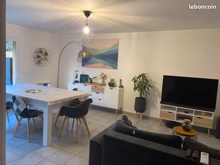 t3 64 m² meublé avec jardin + clim réversible