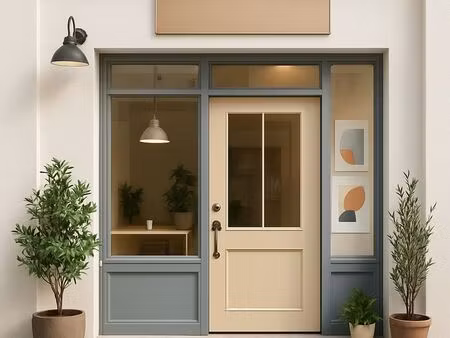 à vendre – pas de porte local commercial 90 m² – place principale de coutras