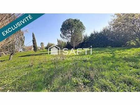 vente terrain 1113 m² à montbartier (82700)  59 000 €