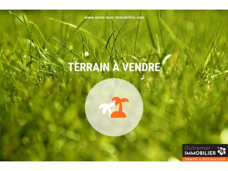 vente terrain 254 m² à saint-louis (97450)  66 000 €