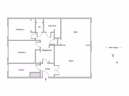vente appartement 4 pièces 70 m² paris 18 (75018)