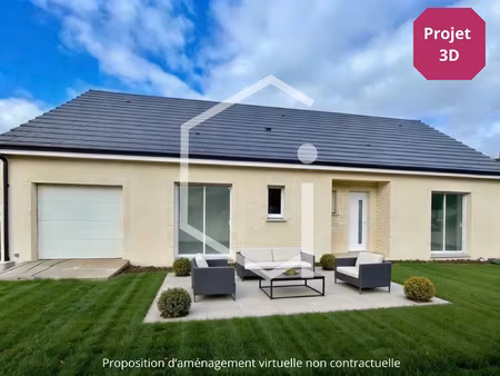 pavillon récent de plain-pied 114 m2 habitables 3 chambr