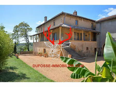 maison de maître rénovée avec gîtes  vignoble et vue panoramique - pierres dorées - beaujo