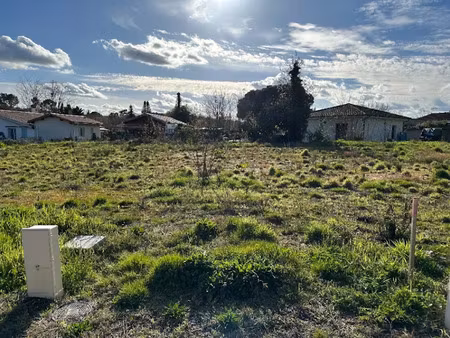 vente terrain 530 m² à portets (33640)  87 000 €
