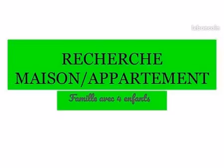 famille cherche habitation avec 4 chambres de biguglia à folelli jusqu'à corté