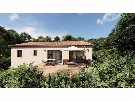 terrain avec maison neuve à vendre