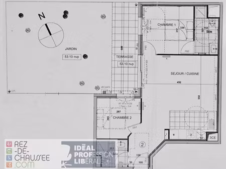 vente locaux professionnels 3 pièces 55.16 m² à paris 18ème (75018)  694 000 €