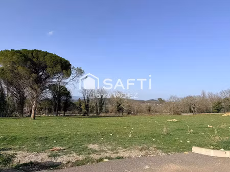 vente terrain 1685 m² à tourrettes (83440)  269 000 €