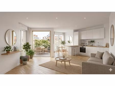 asnières-centre – lumineux t2 au 4ᵉ et dernier étage avec balcon