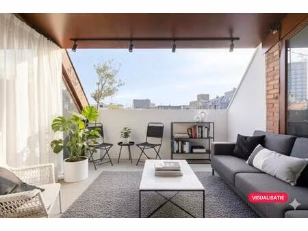 duplex loft met hobbyruimte en terras te koop te antwerpen.