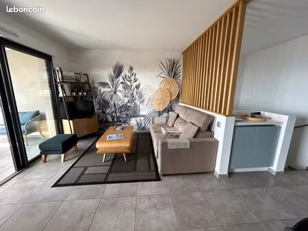 appartement t3 vue mer panoramique sur le golfe d'ajaccio