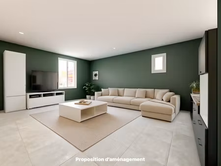 pyrénées orientales (66) - appartement t2 refait à neuf - 51 m² - 1er étage - climatisatio