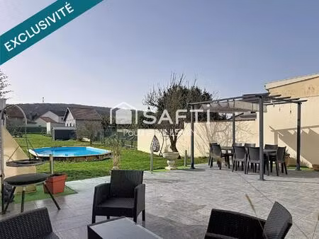 maison familiale avec piscine – 146 m² – jardin  suite parentale rdc – aucun travaux